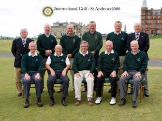 Paddy OBrien and John McHugh on Rotary Ireland Golf team 2008