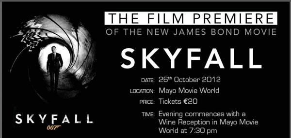 James Bond Skyfall Premiere Oct 2012