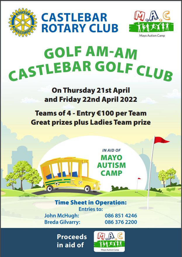 Golf AM-AM in aid of Mayo Autism Camp 2022