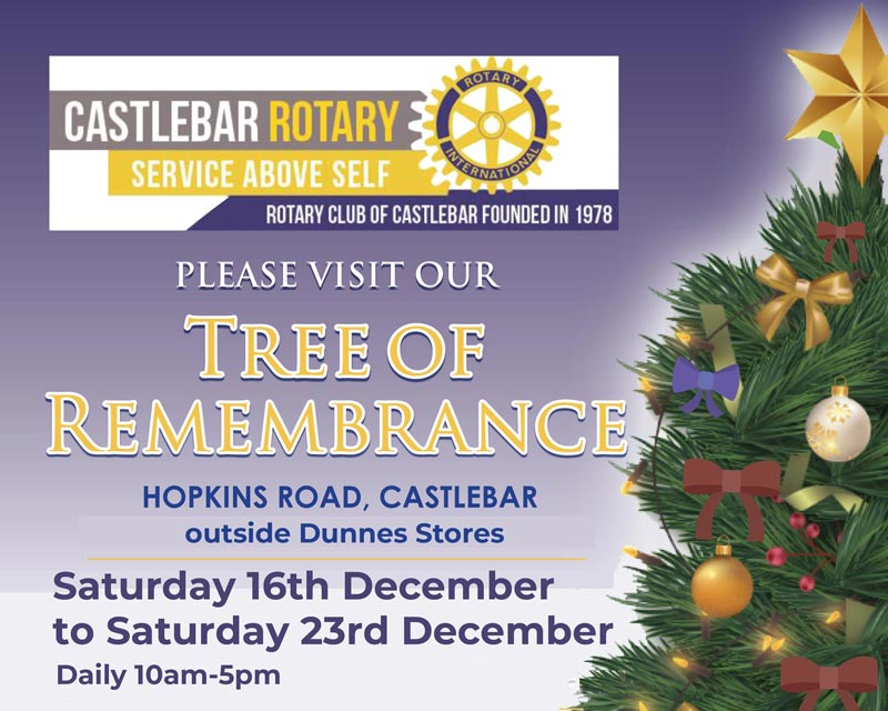 Tree of Remembrance for two local charities, 16th-22nd Dec 2023