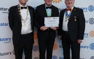 Castlebar Rotary honoured with Ivan Connor Memorial Award.