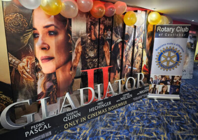 Gladiator II Rotary Castlebar Movie Premiere fundraiser