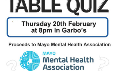 Annual Table Quiz in aid of Mayo Mental Health