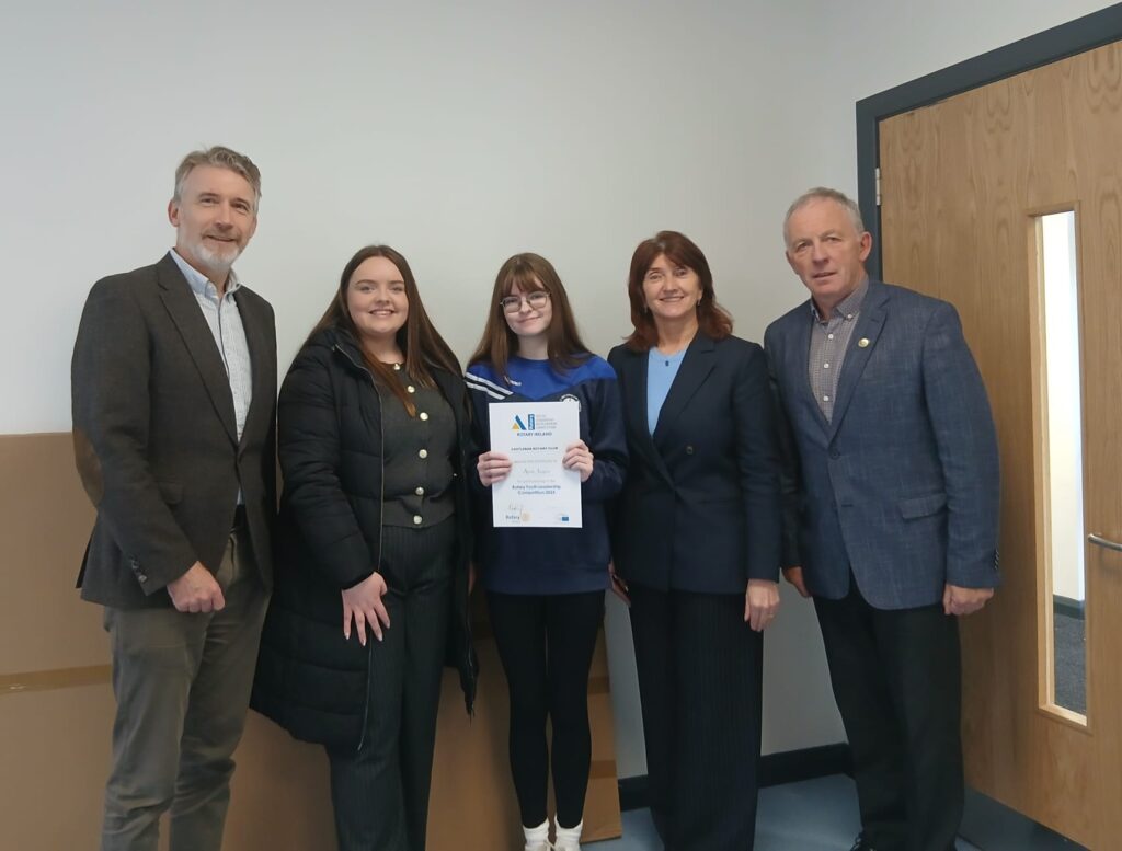 Aine Molloy Youth Leadership Student Balla secondary school 2025