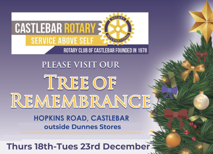 Visit our Tree of Remembrance for Castlebar Social Services
