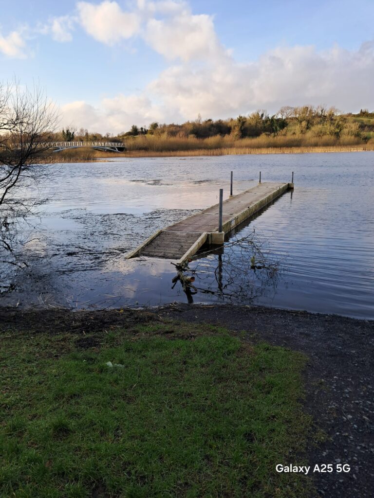 Lough Lannagh GMDB flooded pontoon