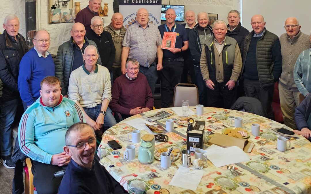 Castlebar Rotary Brings Stroke Awareness Talk to Castlebar Men’s Shed