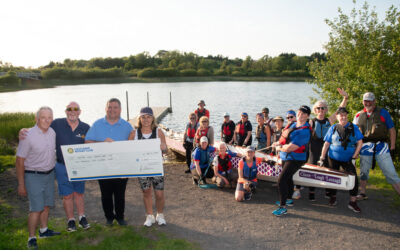 Cheque Presentation to Graine Mhaol Dragon Boat Club
