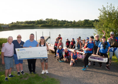 Rotary Cheque Presentation to Graine Mhaol for Pontoon Extension